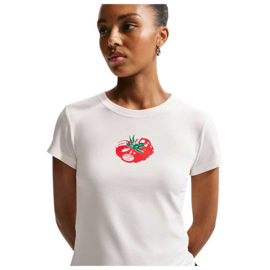 Nike Γυναικεία κοντομάνικη μπλούζα Sportswear Chill Knit Slim Cropped T-Shirt